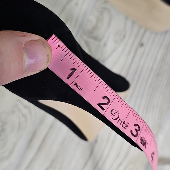 Calin Klein Kaiya Open Toe Suede heeled Ankle Boots Womens Size 6.5 - Picture 12 of 12